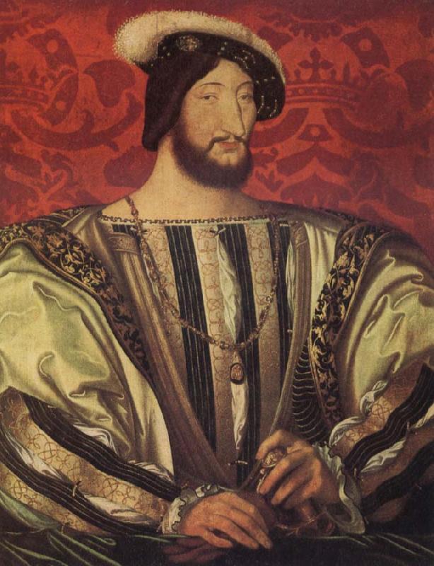 Jean Clouet Portrait of Francis I,King of France Germany oil painting art